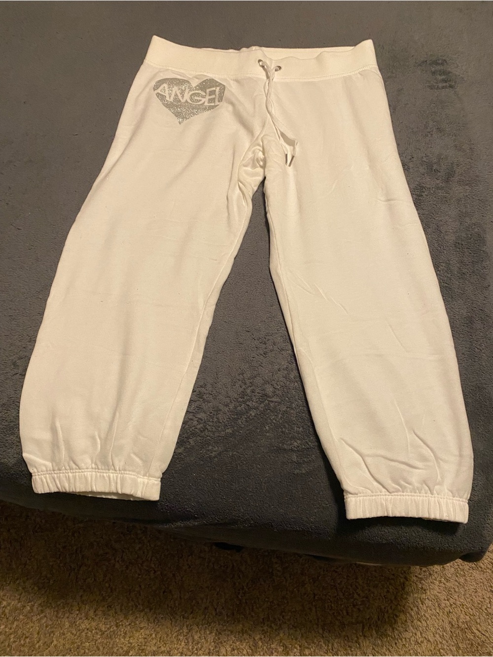 Victoria’s Secret supermodel essentials angel glitter logo lounge capris